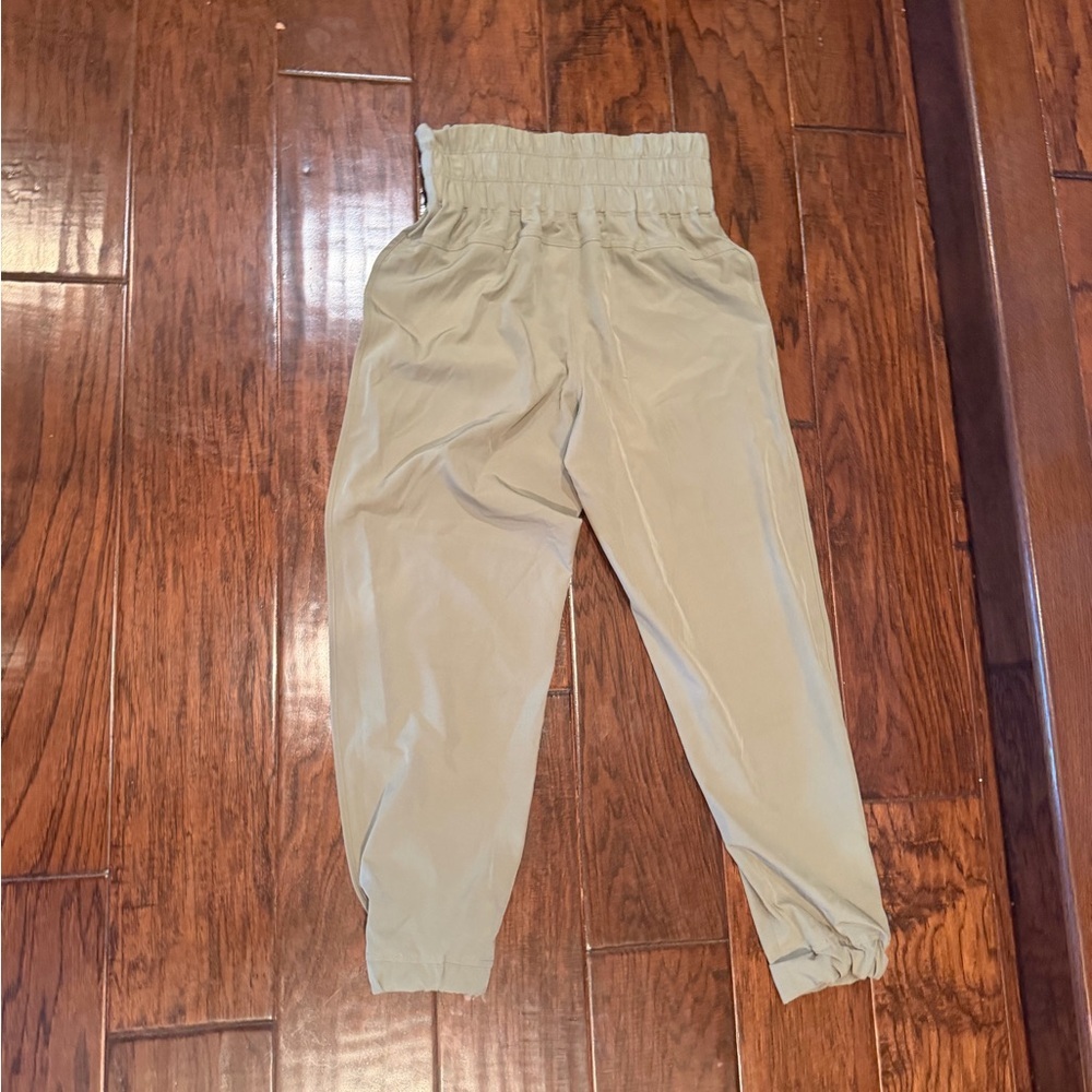 Vanilla Star Army green Elastic-Waist Track Pants​ - Picture 5 of 6